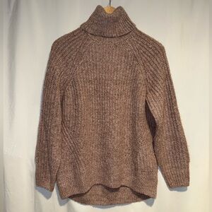 Women’s Wool Blend Knit Old Navy Turtleneck Sweater Pullover Size Small